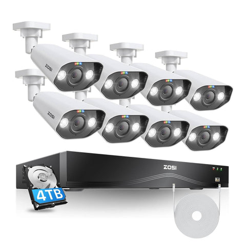 C182 4K 32-Kanal PoE Sicherheitssystem mit dualem HDD-Schacht (inkl. 4TB Festplatte)