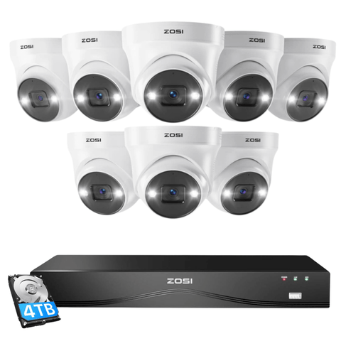 C225 4K 16 Kanal PoE Überwachungskamera-Set + 4TB HDD