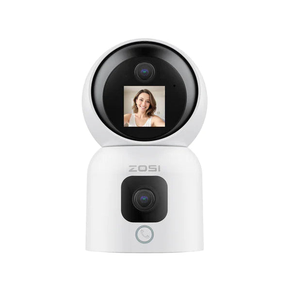 C528M 6MP 2.4GHz 5GHz WiFi Kamera mit Dual Objektiv (3MP + 3MP) + 360° Ansichten+Max. 256 GB lokaler Speicher