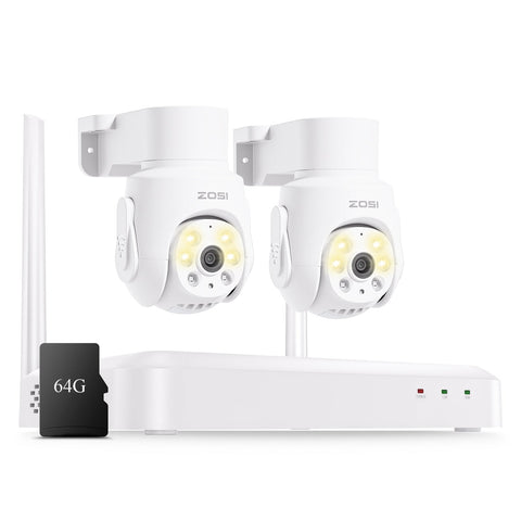 C280 5MP 8-Kanal PTZ WLAN Überwachungskamera Set + 64GB