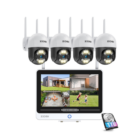 C289 3MP WiFi überwachungskamera set + 12.5''  LCD-Monitor