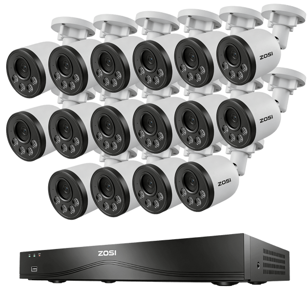 C180 4K 16-Kanal Überwachungskamera Set mit 4TB Festplatte