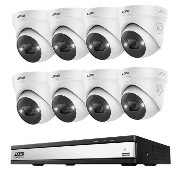 C225 5MP Überwachungskamera Set + 4K 16-Kanal PoE NVR mit 4TB HDD