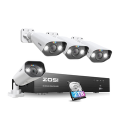 C182 4K Überwachungskamera Set + 8-Kanal PoE NVR mit 2TB HDD