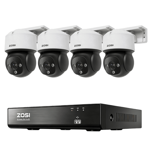 C290 4K 8-Kanal PTZ Überwachungskamera Set mit 2TB Festplatte