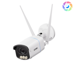 C186A 4K/5MP WiFi-Kamera mit Vollfarb-Nachtsicht + bis zu 256GB lokaler Speicher