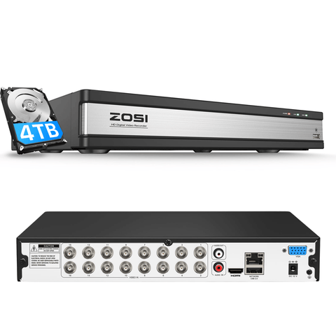 2MP 16-Kanal Digital Video Recorder DVR(ZR16FK), für TVI/AHD/CVI/Analog Kamera