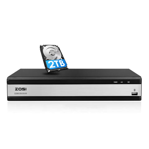 2MP 16-Kanal Digital Video Recorder DVR, für TVI/AHD/CVI/Analog Kamera