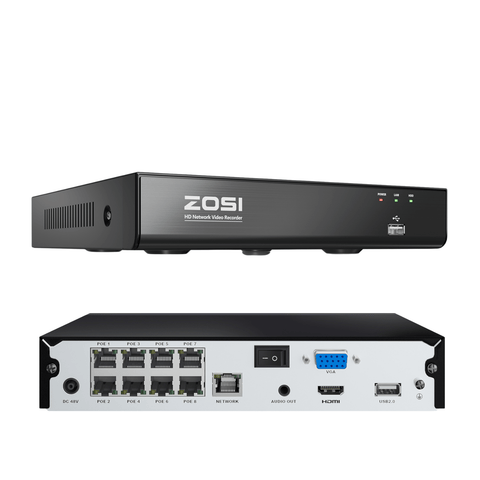 4K 8-Kanal PoE Netzwerk Videorecorder NVR
