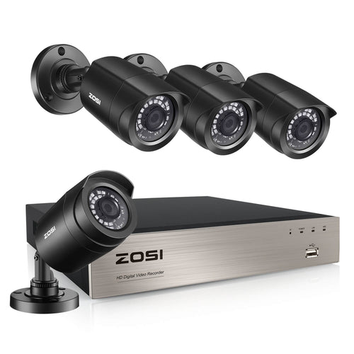 C106 2MP Überwachungskamera Set + 8 Kanal DVR + 1TB/2TB HDD