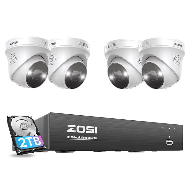 C225 4K 8-Kanal PoE Kamerasystem + 2TB Festplatte