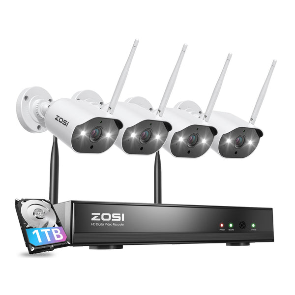 C302 3MP 8CH WiFi überwachungskamera set + 1TB Festplatte